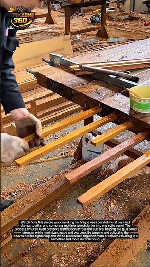 Ultimate Wood Panel Clamping Hack | Fast & Strong Glue-Up Method