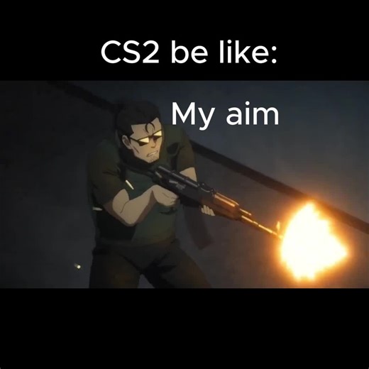CS2 Be Like #meme #relatable #cs2 #cs2memes #funny #anime #gamer #csgomoments #csgo #badaim #aim #pvp
