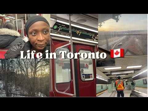 A day in my life living in Toronto, 🇨🇦| Riding the TTC line 2 Subway in 2026| Silent calming Vlog.