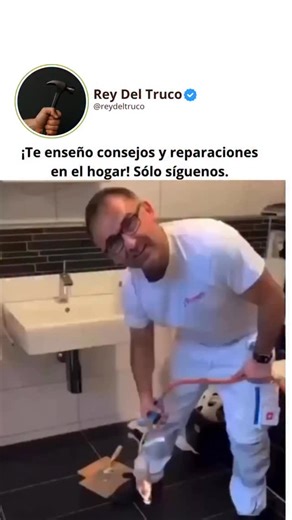 Rey Del Truco on Instagram: "“¡Saca la cerámica sin romperla!” ou “Este truco te ahorra DINERO “ ¿Sabías que puedes quitar una cerámica del piso sin romperla? Solo necesitas calor... y un poco de paciencia. Mira cómo el calor rompe la unión con la argamasa sin dañar la pieza. Perfecto para reutilizar o hacer reparaciones sin romper todo. Guarda este tip para cuando lo necesites. #Reparaciones #TrucosDeConstrucción #Cerámica #Reformas #HágaloUstedMismo #ConsejosÚtiles #Casa"