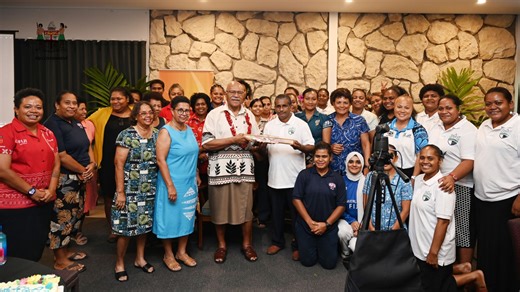 Prime Minister launches Drug-Free Sports Fiji logo