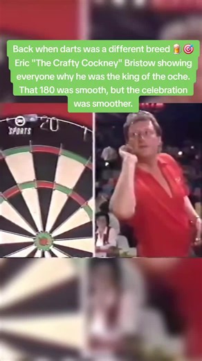 ​Is Eric Bristow the most iconic player to ever pick up a dart? 🎯 #pov #darts #funny #relatable #180