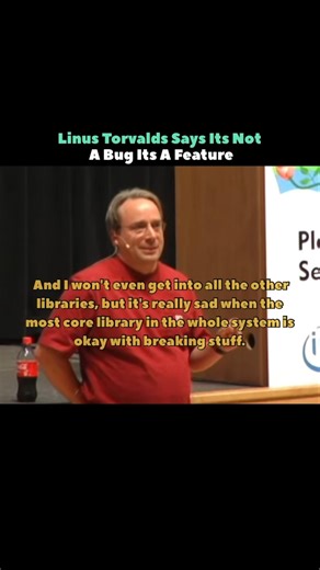 Linus Torvalds Says Its Not A Bug Its A Feature #shorts #linux #programming #knowledge