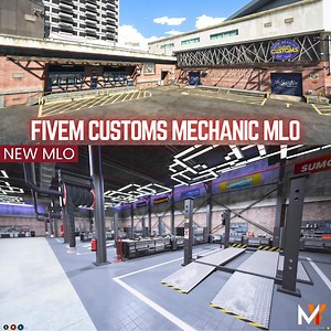 Fivem Customs Mechanic Mlo: Fully Optimized Roleplay Map - Etsy