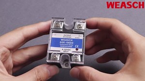 2Pcs Single Phase Solid State Relay, SSR-100DD, DC to DC, Input 4-32VDC to Output 24-220VDC, 100A 50-60Hz (2)