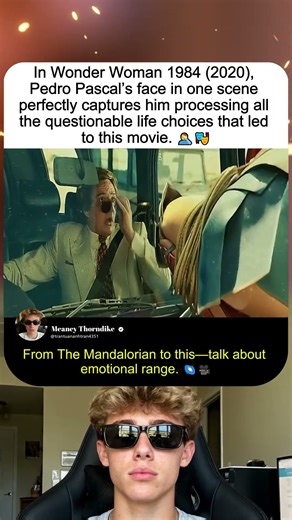 Pedro Pascal’s Unscripted WW84 Moment