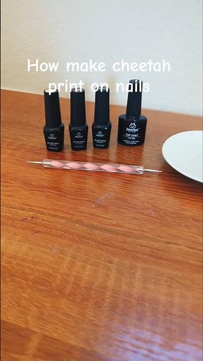 how to do cheetah print on nails #fypシ #blowup #howto #nailart #naildesign #nailinspo #viral