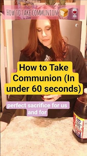 How to Take Communion (In Under 60 Seconds) #communion #christianliving #jesuschrist