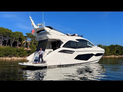 🚤 Sunseeker Manhattan 55 “Knot Nauti” | Full Yacht Tour & Walkthrough | Luxury Flybridge Motor Yacht