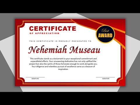 How to Design Stunning Certificates using MS PowerPoint | Beginner's Tutorial #powerpoint #design