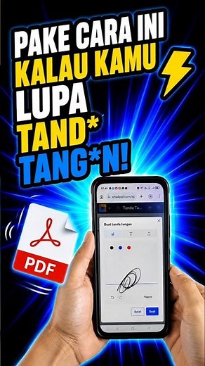 (CUPLIKAN) TANDA TANGAN PUN DIPALSUKAN! Tutorial Tanda Tangan di PDF, Cuma Pake HP! TERBARU 2026