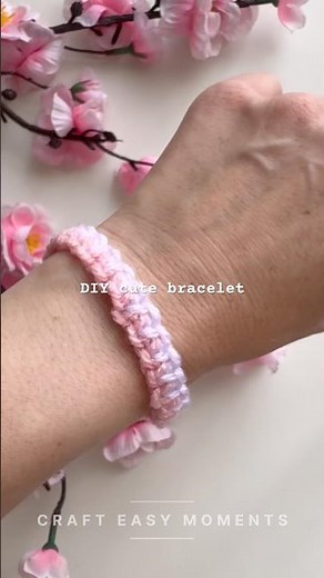 DIY Cute Bracelet #diy #craftideas #handmade #bracelet #frendship