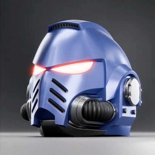 Space Marine Blender Helmet Tutorial