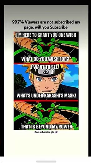 Kakashi's Mask or Beyond My Power
