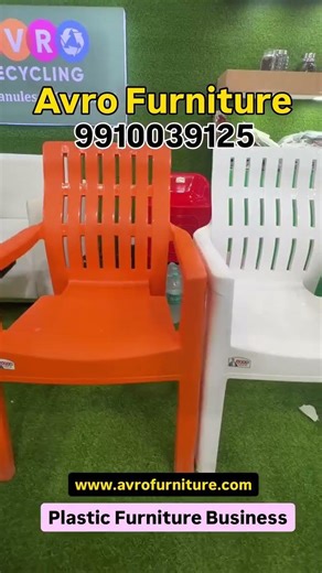 Zero investment business idea 💼♻️ | start plastic furniture business with avro