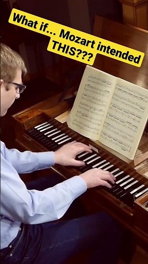 What if... Mozart's Sonata KV 280 was meant to sound like this? #shorts