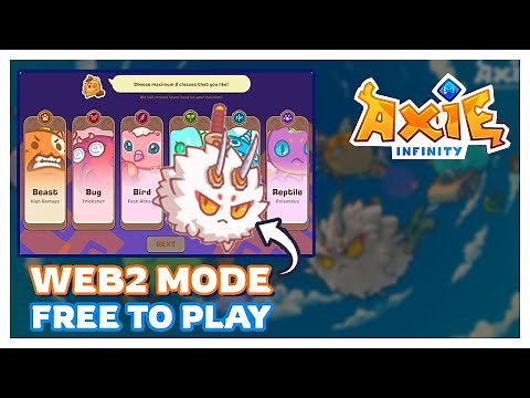 FREE TO PLAY AXIE INFINITY CLASSIC | WEB2 MODE TUTORIAL