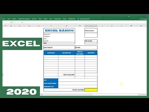 COMO HACER UNA FACTURA EN EXCEL PASO A PASO