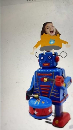 Yo gabba gabba riding on toys wind up robot!