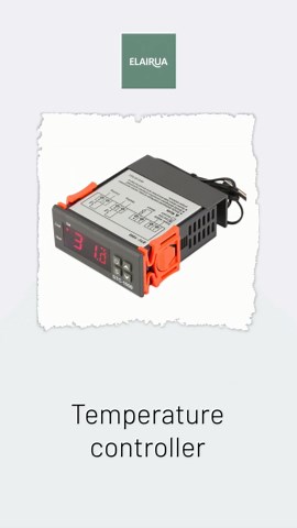 Temperature Control Thermostat ITC1000 – Dual Stage Digital Temperature Switch Controller °C °F Display Hot and Cold Relay NTC Sensor, 3D Printer Freezer Refrigerator Incubator 110 Volts