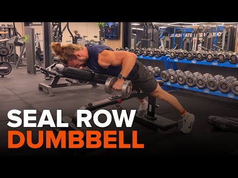 Seal Row with Dumbbells