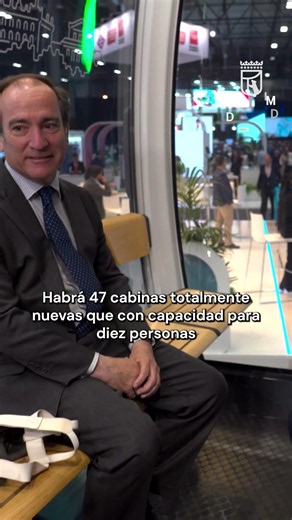 🚡 Can you imagine what traveling in the future #cablecar in #Madrid will be like?