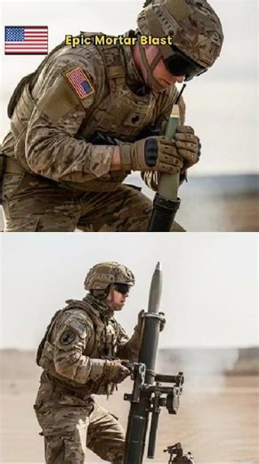 🔥 Epic Mortar Blast! Soldier Hits Target with Precision | #Soldier #MortarFire #Battlefield