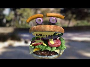 Cheeseburger sings Jimmy Buffett's song Cheeseburger in paradise with lyrics.