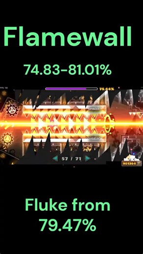 Flamewall 79.83-81.01% First Time that I play with a #sayodevice