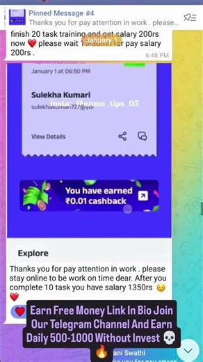 Telegram task earn money scam Telegram prepaid task earn money google review https://t.me/liveiiinfo