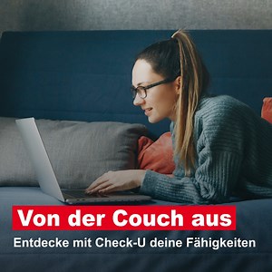 #Berufsorientierung auf ganz entspannt. 🛋 Teste mit Check-U deine Stärken und Interessen. 💻 https://www.arbeitsagentur.de/bildung/welche-ausbildung-welches-studium-passt | Bundesagentur für Arbeit
