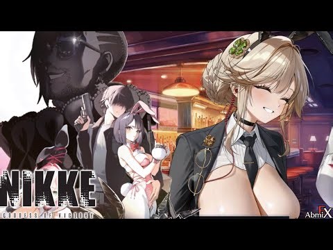 NIKKE Coin in Rush | Commander Flirts With Maid Ade Bunny Agent Story Cutscene