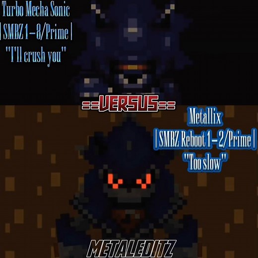Mecha Sonic Vs Metallix #sonic #vsbattle #edit #fyp #vs