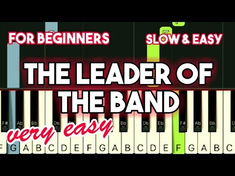 DAN FOGELBERG - LEADER OF THE BAND | SLOW & EASY PIANO TUTORIAL