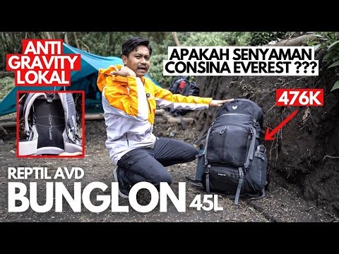 REVIEW & TEST CARRIER REPTIL BUNGLON 45 L | CARRIER ANTI GRAVITASI LOKAL