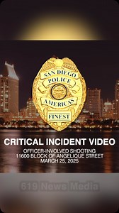 SDPD Release Critical Incident Video from March 25 Officer-Involved Shooting San Diego, CA — The San Diego Police Department has released video footage related to a fatal officer-involved shooting that occurred on March 25, 2025, in the 11600 block of Angelique Street. Around 12:09 p.m., officers responded to reports of a man pointing a handgun at construction workers and later at a pest control worker, who locked himself inside his truck for safety. Due to the threat and presence of a barricade