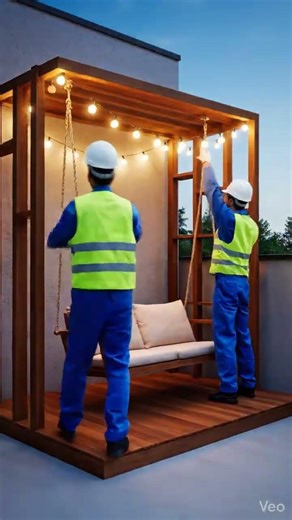 Relaxing Balcony Transformation #ai #buildcraft #interiordesign