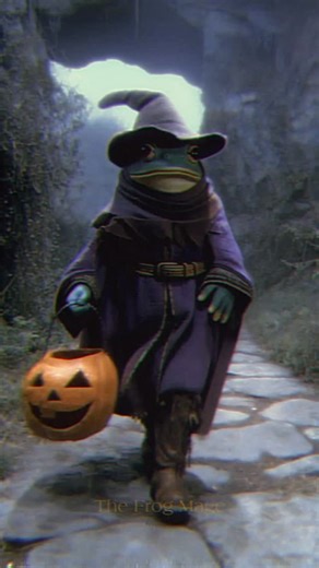 Happy Halloween from The Frog Mage & Friends! 🎃🪄 #halloween | The Frog Mage