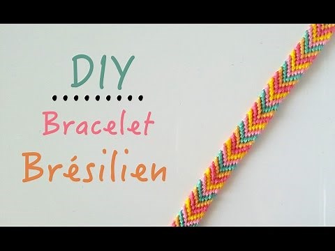 DIY Comment faire un bracelet brésilien motif : Chevrons