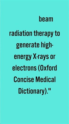 Linear Accelerator LINAC