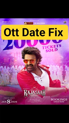 Raja Saab OTT Date Fix? 😱 Prabhas' vintage look! #shorts #rajasaab #rajasaab #prabhas #ottmawa