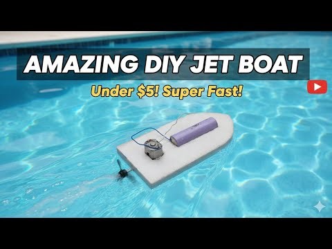 Powerful Homemade Jet Boat (2026) | New DIY Design using Water Pump (@scienceproject505)