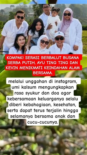 KOMPAK! SERASI BERBALUT BUSANA SERBA PUTIH#ayutingting #beritaviral #beritaartishariini