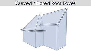 Creating a Roof with Curved Eaves