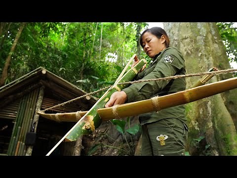 Skills Of A Forest Warrior - Make a Bamboo Crossbow, Long-term Plans in the Forest/ P.3