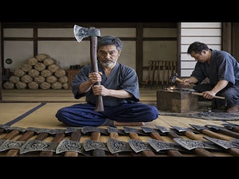 How Viking Axes Are Made in Modern Blacksmith Factory | Complete Manufacturing Process