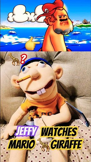 SML Shorts: Jeffy Watches Mario Giraffe 🦒 😂 #sml #jeffy #mario #youtubeshorts