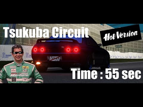 Assetto Corsa - Nissan Skyline R32 GTR - Tsukuba Circuit - Time 55 sec