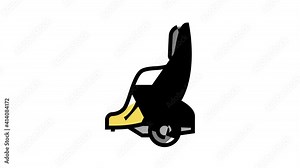 Personal Transport Icon Animation Scooter And Bicycle, Motorbike And Bike, Electric Monowheel And Hoverboard Transport