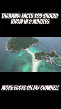 In 2-min facts about Thailand #thailand #asia #facts #travel #shorts #DidYouKnow
